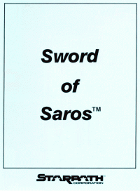 Sword of Saros Atari 2600 US box art